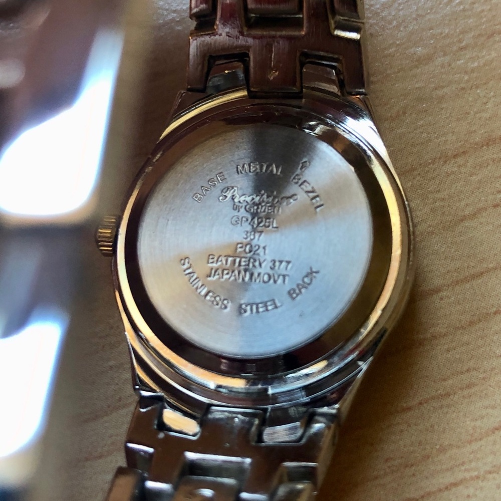 NWT Vintage Precision by Gruen Stainless Steel Quartz Watch - Picture 5 of 9